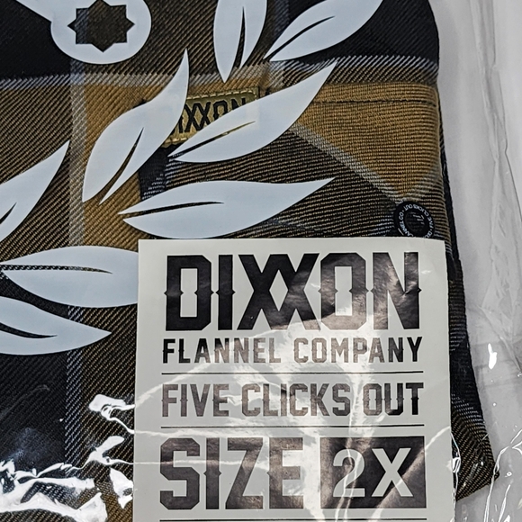 DIXXON FLANNEL - 5 CLICKS OUT Flannel Shirt - Men's 2XL - Picture 7 of 13